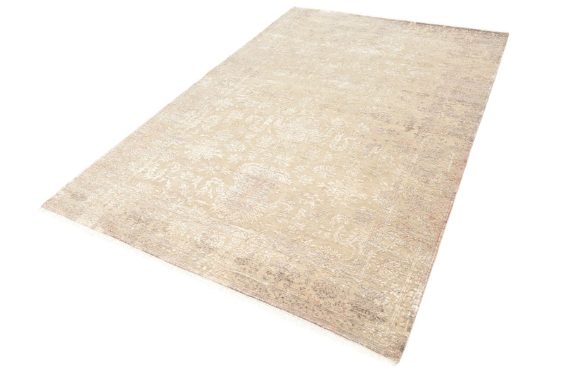 Designer tapijt - 183 x 124 cm - licht beige