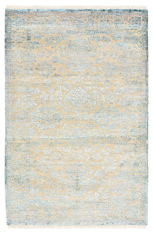 Designer tapijt - 152 x 103 cm - lichtblauw