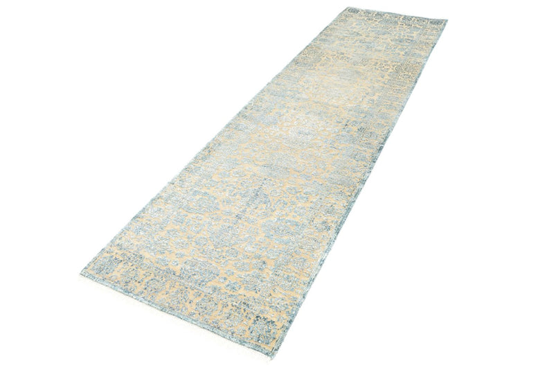 Loper Designer tapijt - 291 x 79 cm - lichtblauw