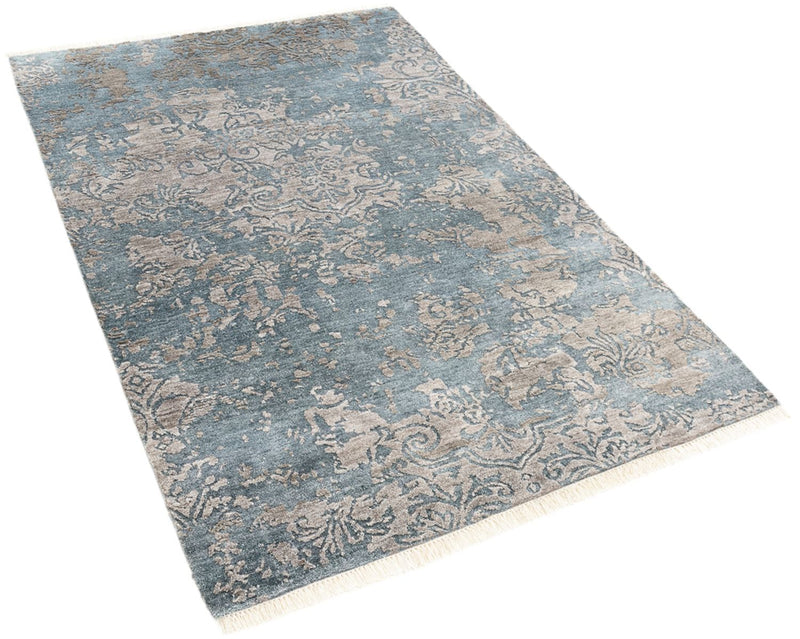 Designer tapijt - 177 x 121 cm - zee blauw