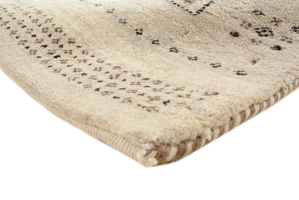 Gabbeh Tapijt - Loribaft Indus - 203 x 146 cm - donker beige