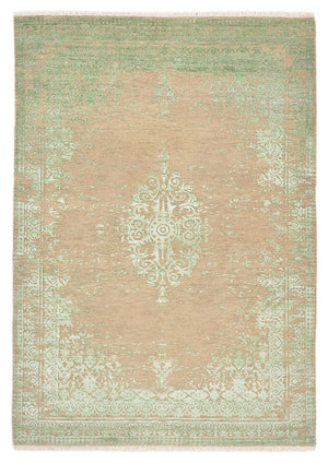 Designer tapijt - 239 x 171 cm - donker beige