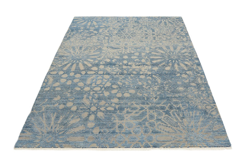 Designer tapijt - 240 x 173 cm - zee blauw