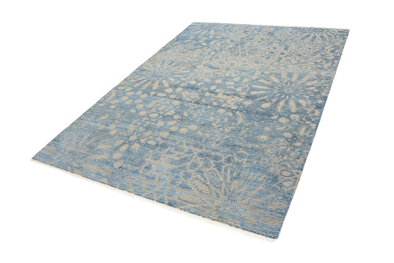 Designer tapijt - 240 x 173 cm - zee blauw
