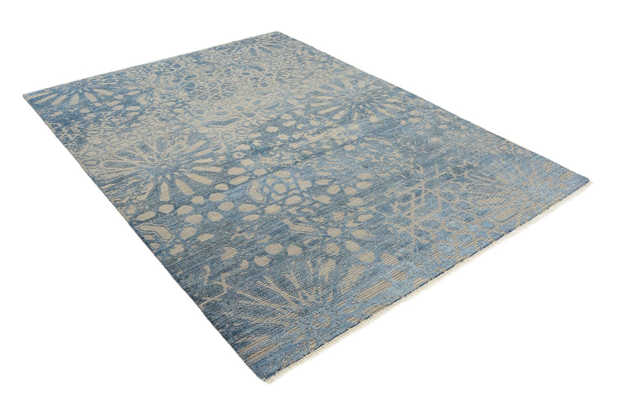 Designer tapijt - 240 x 173 cm - zee blauw