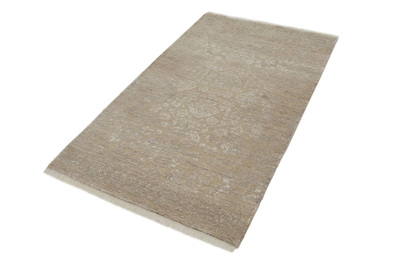 Designer tapijt - 153 x 94 cm - donker beige