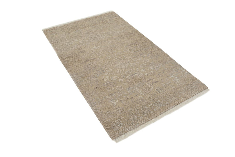 Designer tapijt - 153 x 94 cm - donker beige