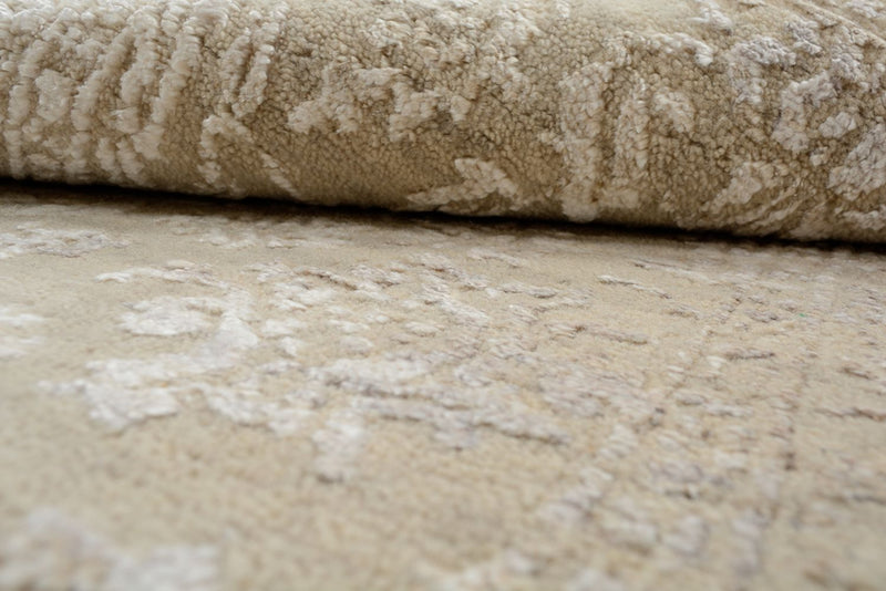 Designer tapijt - 153 x 94 cm - donker beige