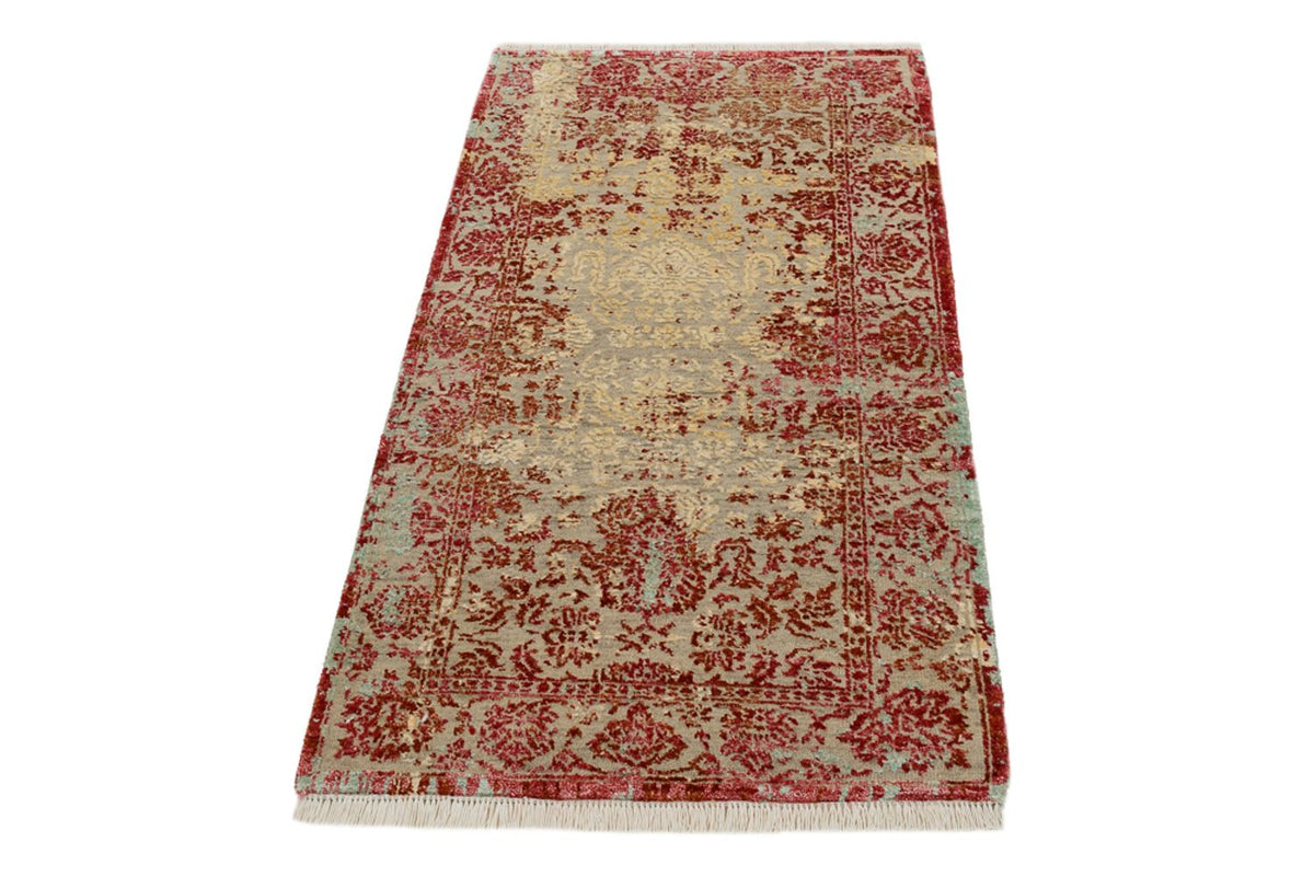 Designer tapijt - 134 x 71 cm - licht rood