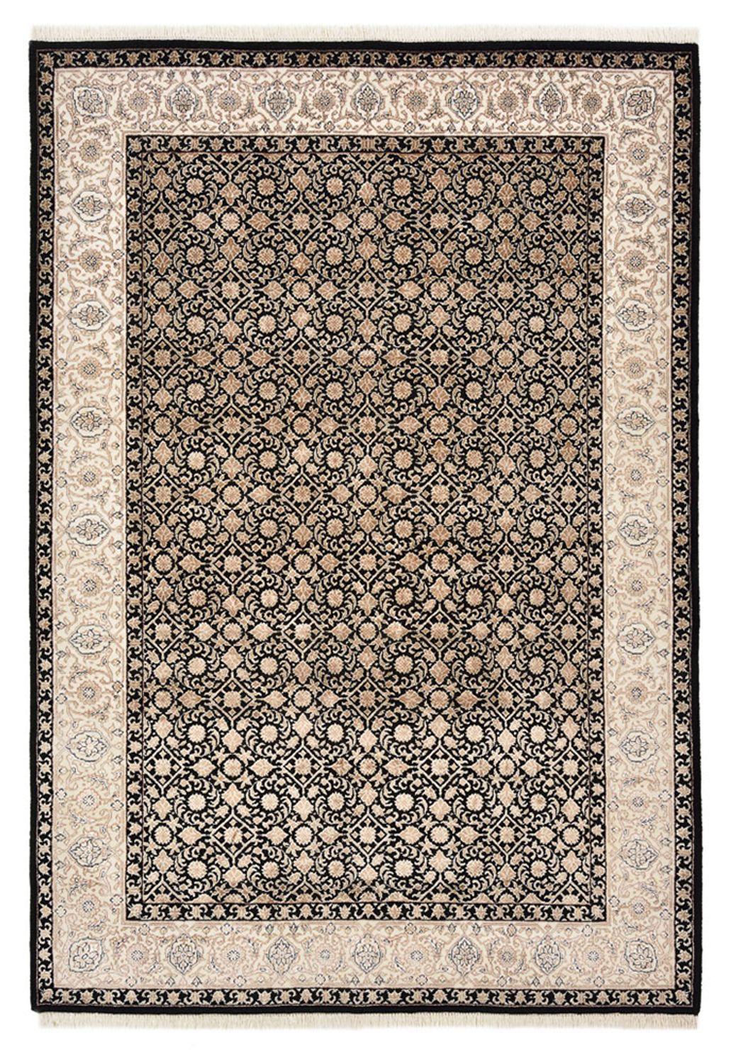 Oosters tapijt - Bijar - Indus - 204 x 141 cm - donker beige