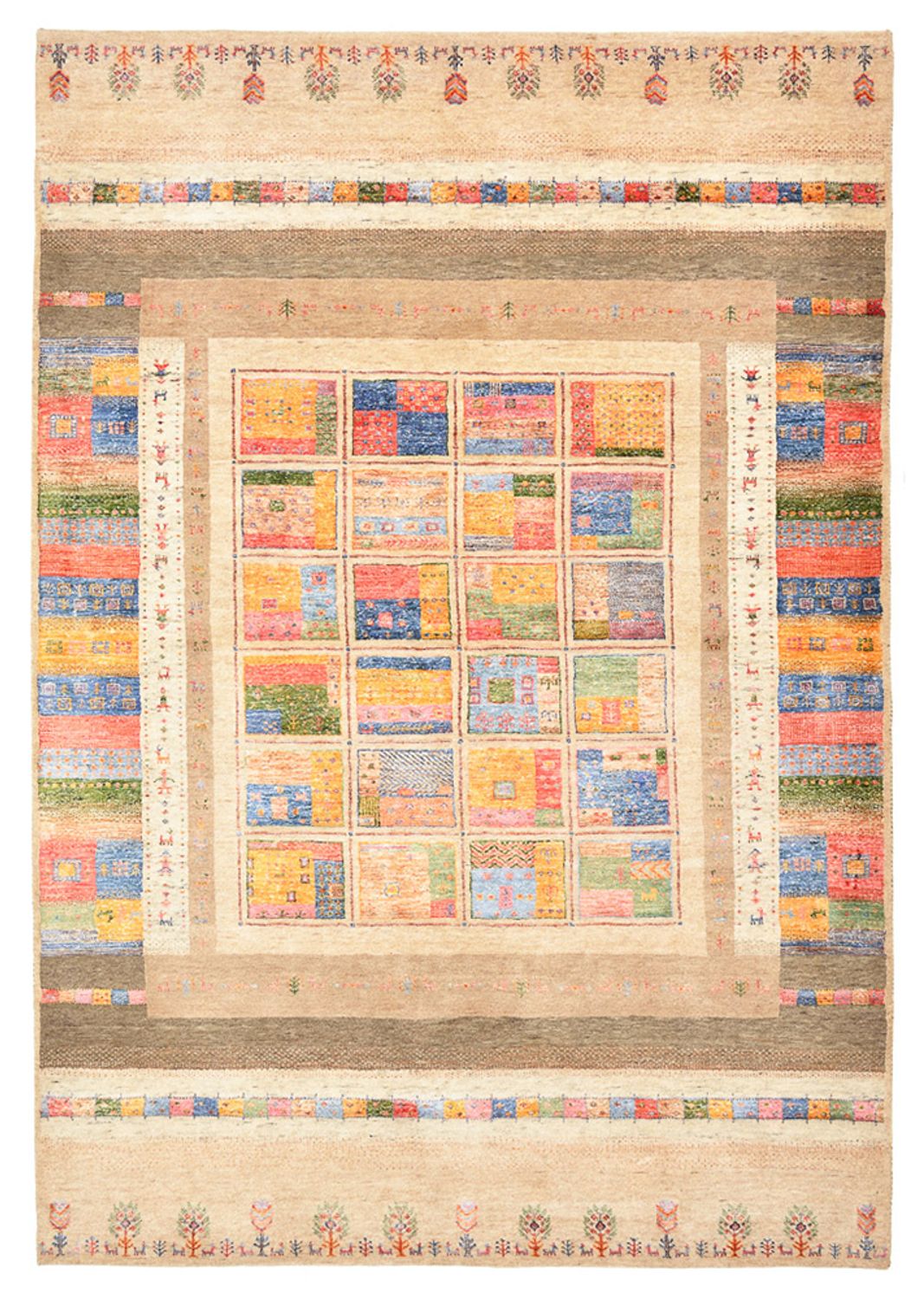 Gabbeh Tapijt - Loribaft Indus - 244 x 171 cm - veelkleurig