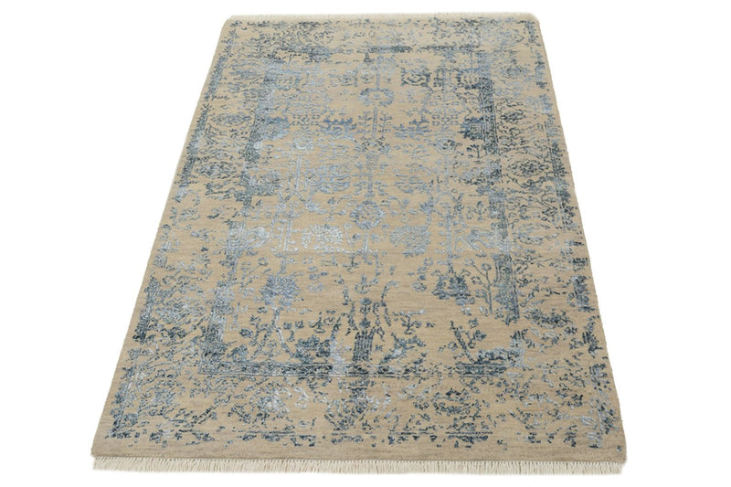 Designer tapijt - 149 x 95 cm - licht beige