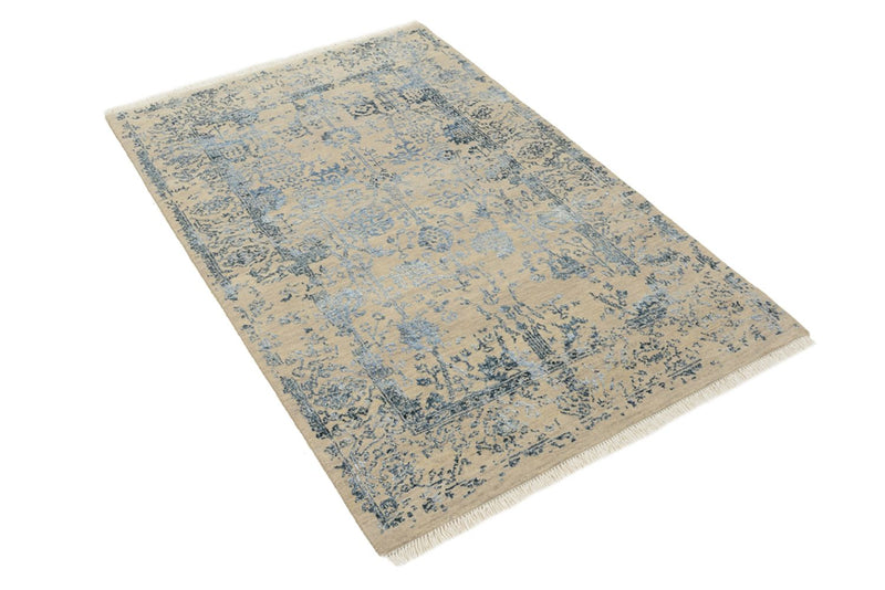 Designer tapijt - 149 x 95 cm - licht beige