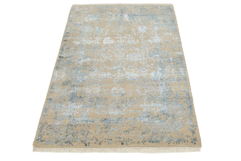 Designer tapijt - 149 x 95 cm - licht beige