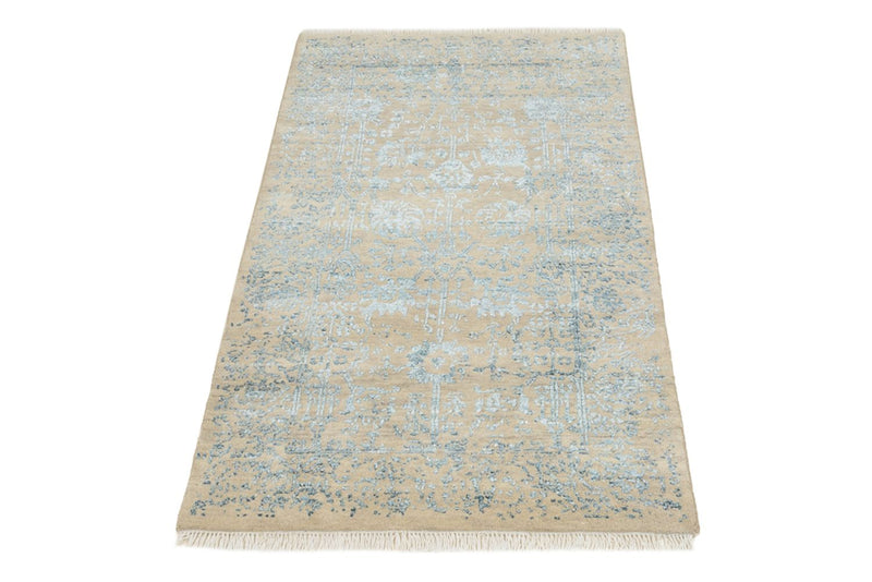 Designer tapijt - 137 x 76 cm - licht beige