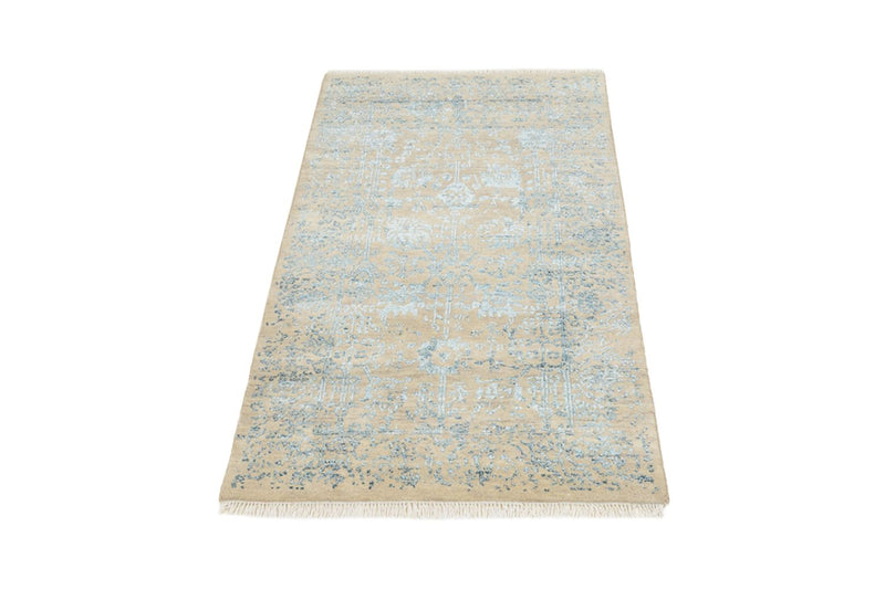 Designer tapijt - 137 x 78 cm - licht beige
