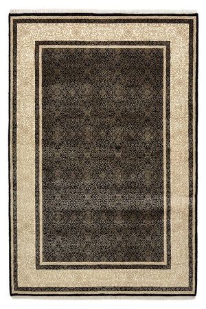 Designer tapijt - 181 x 123 cm - donker beige