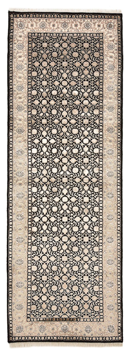 Loper Oosters tapijt - Bijar - Indus - 241 x 84 cm - donker beige