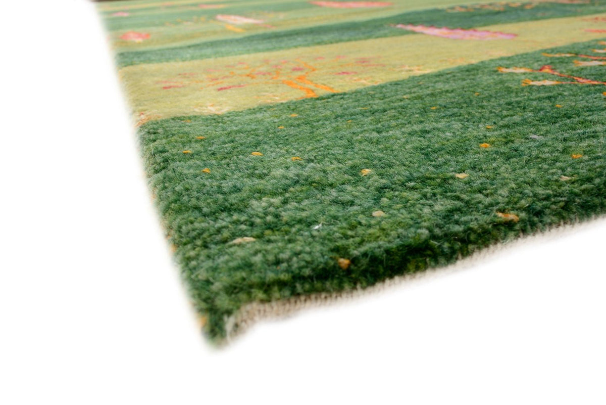 Gabbeh Tapijt - Loribaft Indus - 247 x 172 cm - groen