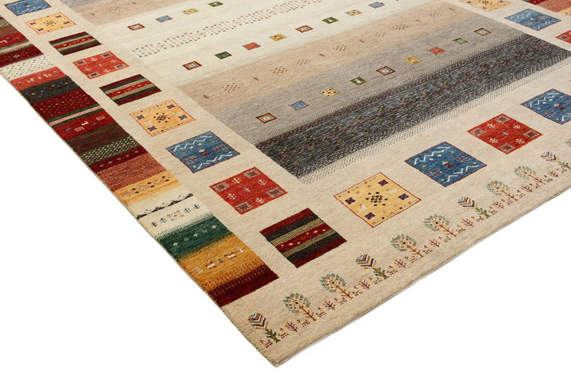 Gabbeh Tapijt - Loribaft Indus - 356 x 252 cm - veelkleurig