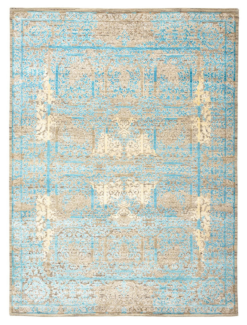 Designer tapijt - 234 x 176 cm - lichtblauw