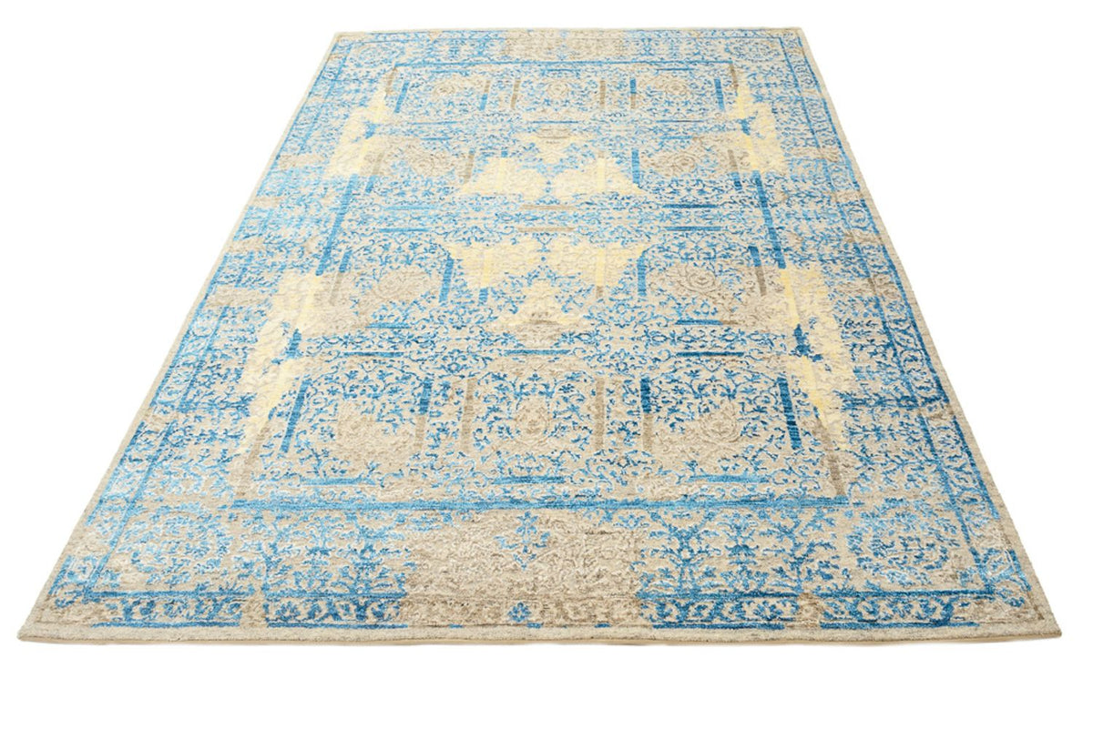 Designer tapijt - 234 x 176 cm - lichtblauw