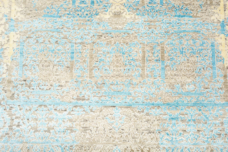 Designer tapijt - 234 x 176 cm - lichtblauw