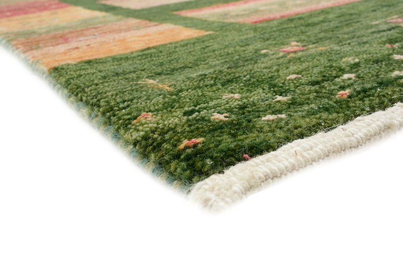 Gabbeh Tapijt - Loribaft Indus - 238 x 173 cm - groen