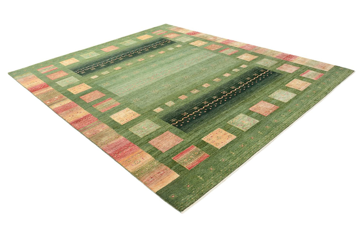 Gabbeh Tapijt - Loribaft Indus - 302 x 248 cm - groen