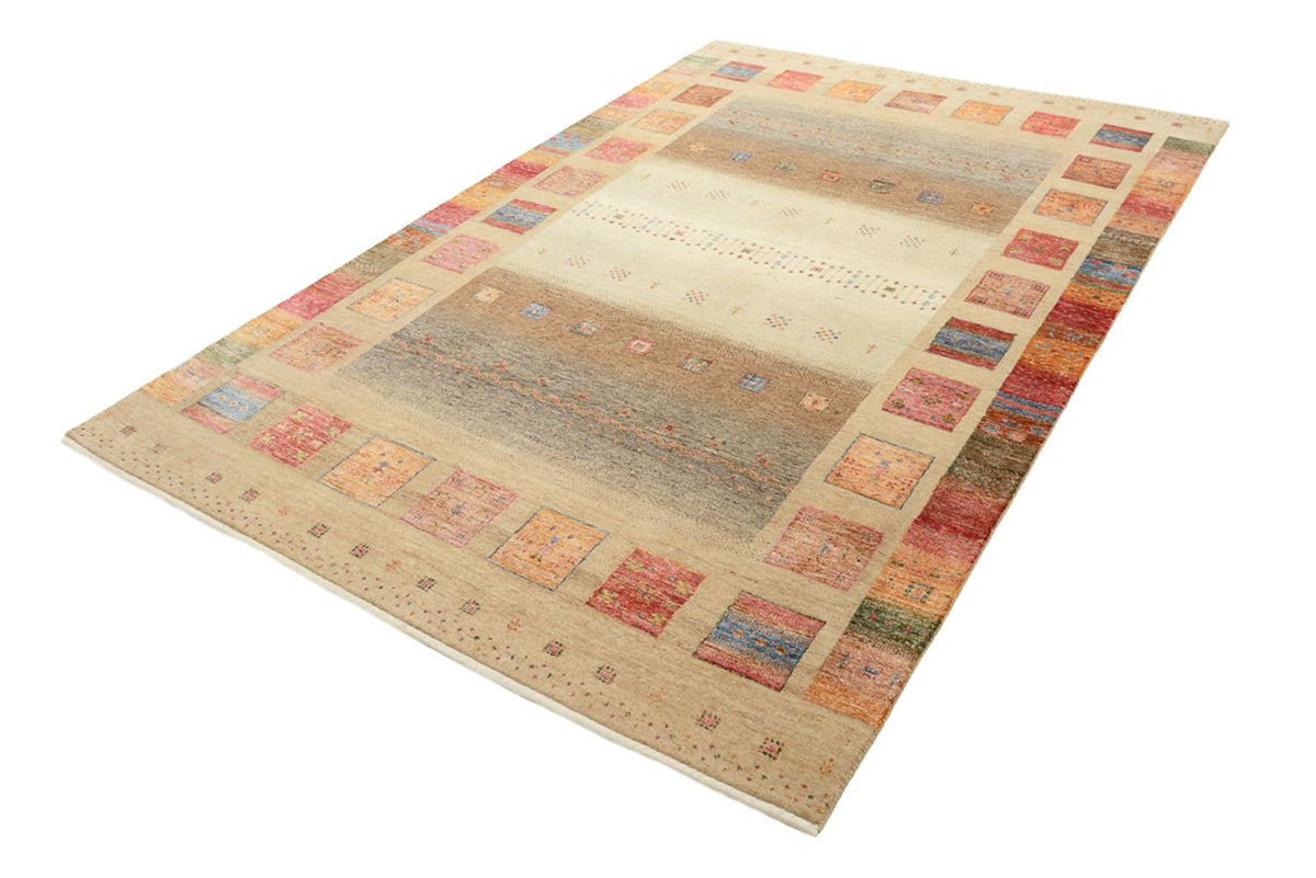 Gabbeh Tapijt - Loribaft Indus - 255 x 173 cm - donker beige