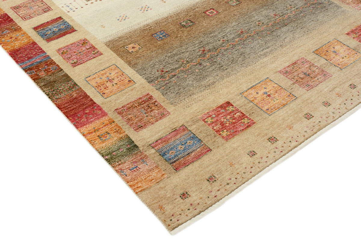 Gabbeh Tapijt - Loribaft Indus - 255 x 173 cm - donker beige