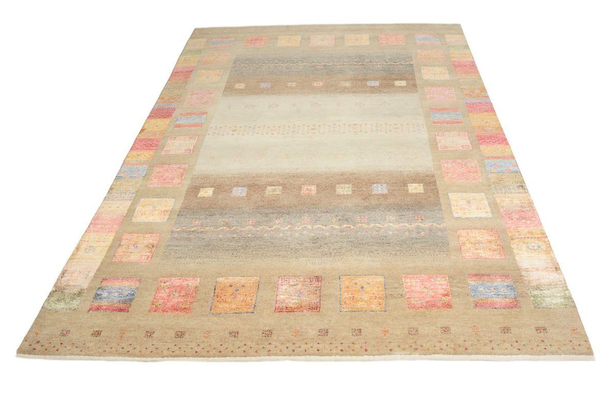 Gabbeh Tapijt - Loribaft Indus - 255 x 173 cm - donker beige