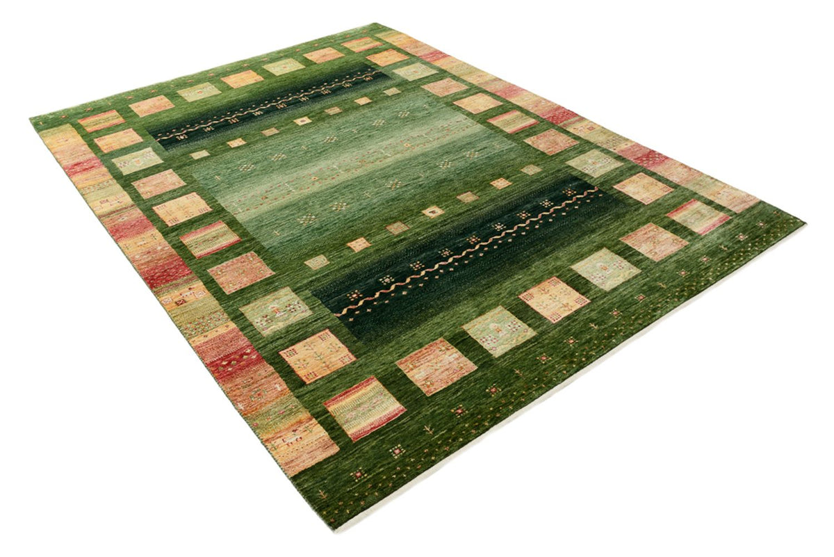 Gabbeh Tapijt - Loribaft Indus - 245 x 178 cm - groen