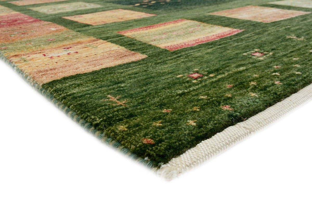 Gabbeh Tapijt - Loribaft Indus - 245 x 178 cm - groen