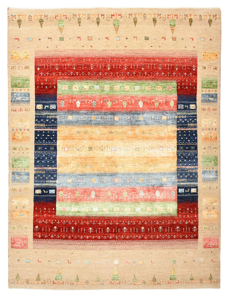 Gabbeh Tapijt - Loribaft Indus - 207 x 156 cm - veelkleurig