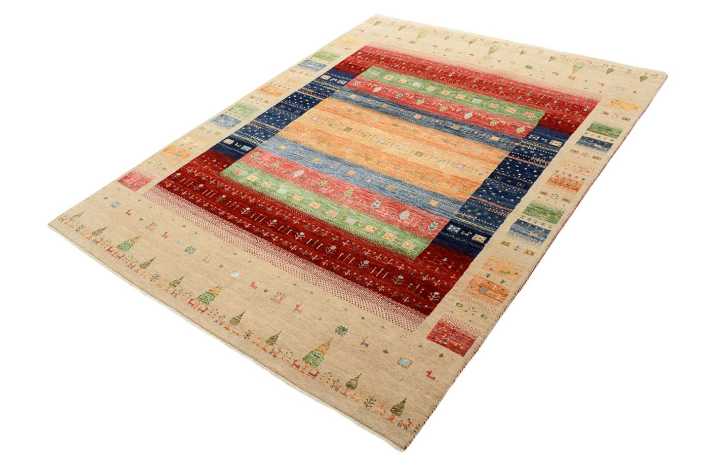 Indo Loribaft Tapijt 207x156cm - Wollen tapijt