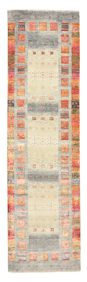 Loper Gabbeh Tapijt - Loribaft Indus - 295 x 82 cm - veelkleurig