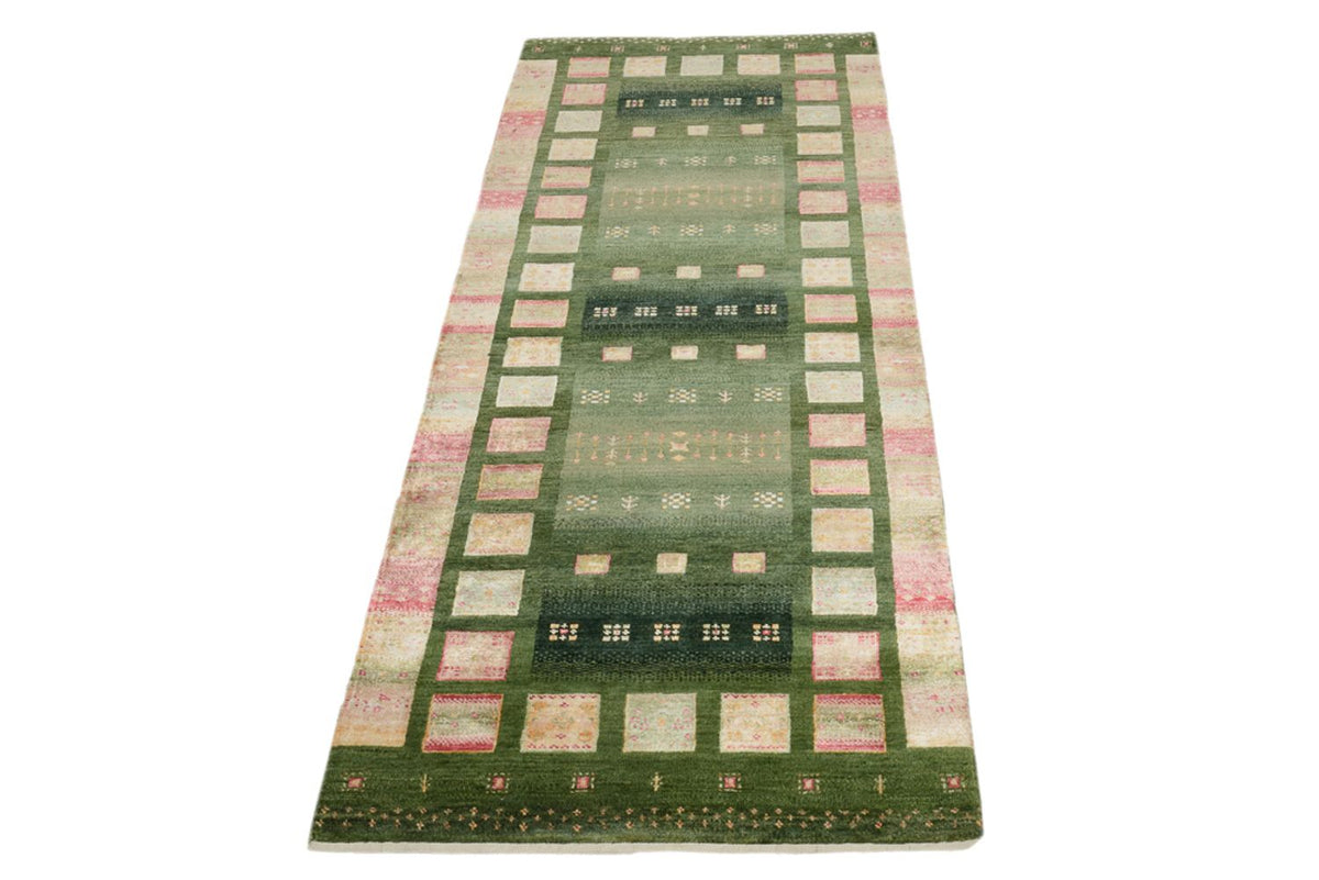 Loper Gabbeh Tapijt - Loribaft Indus - 192 x 76 cm - veelkleurig