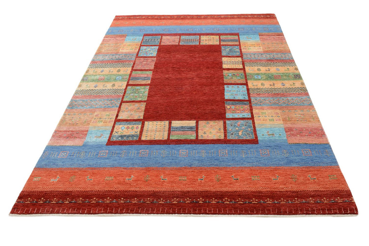 Gabbeh Tapijt - Loribaft Indus - 242 x 176 cm - veelkleurig