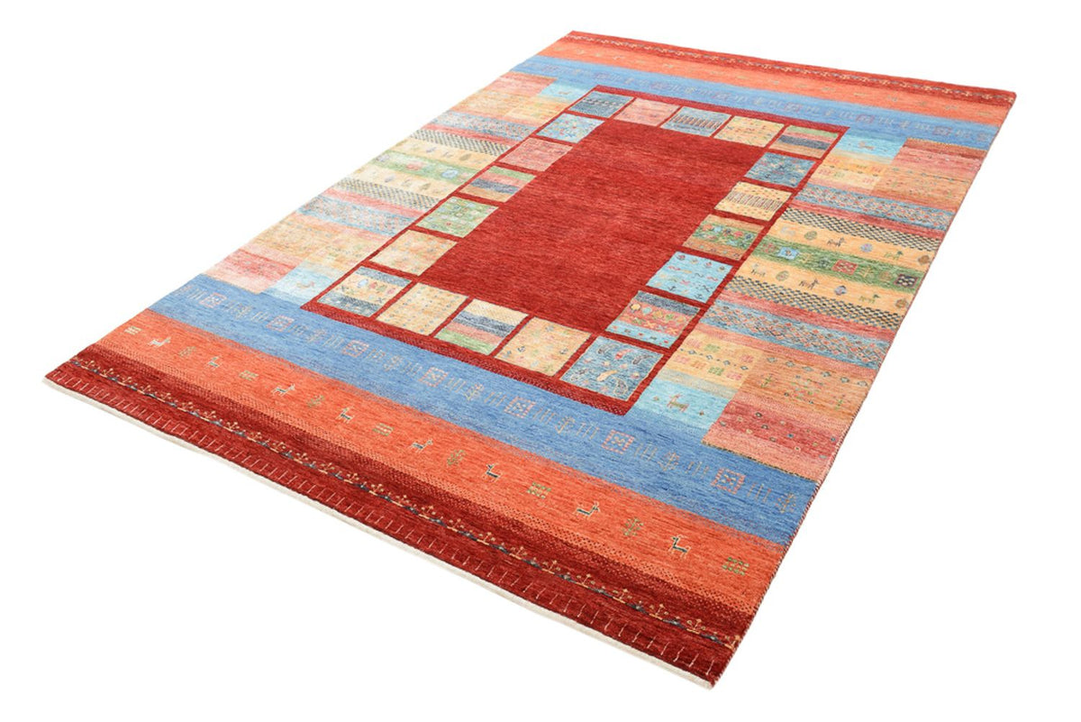 Gabbeh Tapijt - Loribaft Indus - 242 x 176 cm - veelkleurig