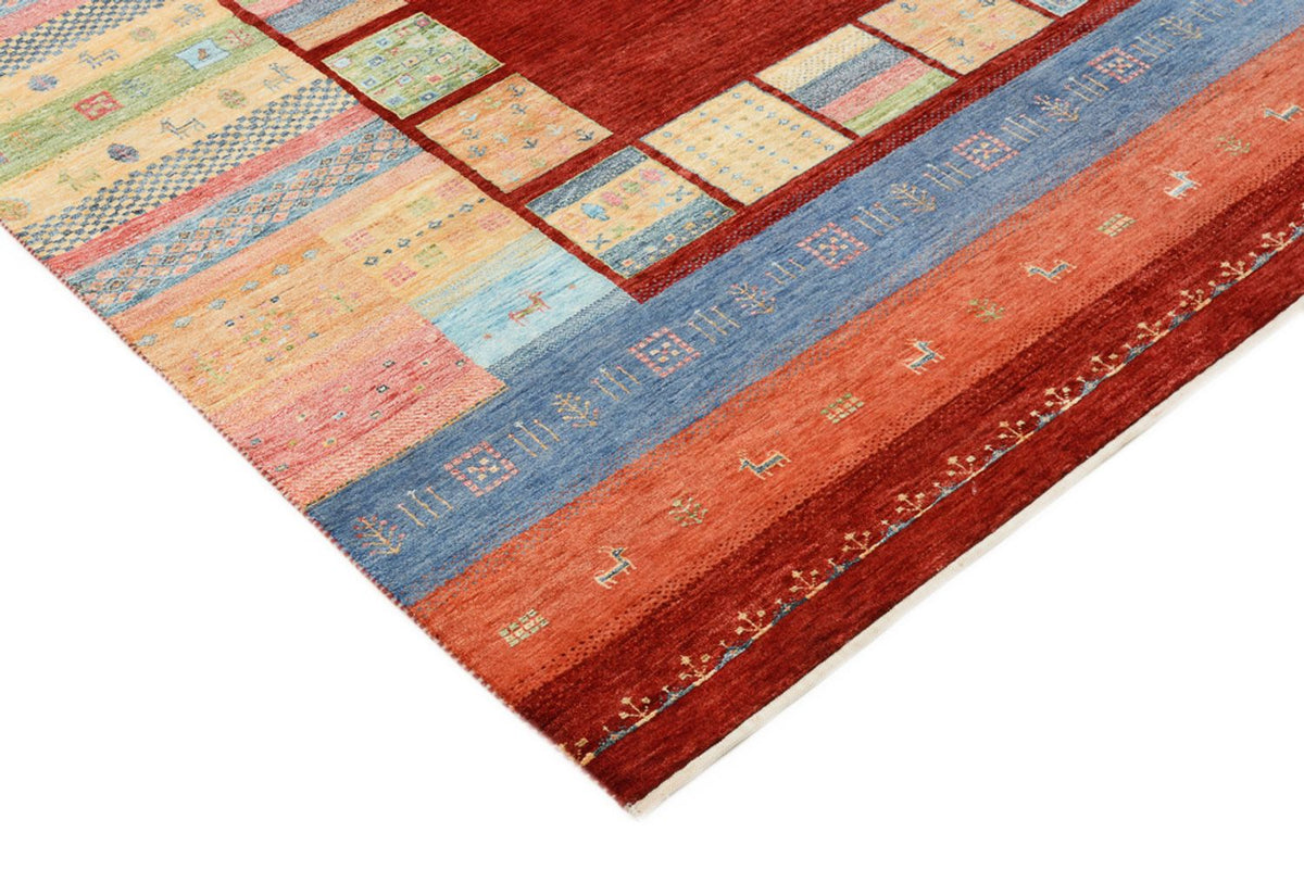 Gabbeh Tapijt - Loribaft Indus - 242 x 176 cm - veelkleurig