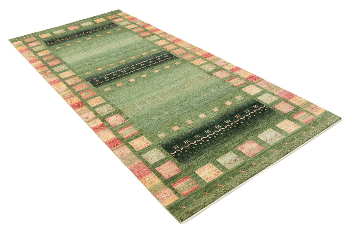 Loper Gabbeh Tapijt - Loribaft Indus - 301 x 129 cm - veelkleurig