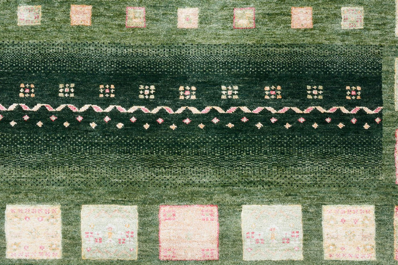 Loper Gabbeh Tapijt - Loribaft Indus - 301 x 129 cm - veelkleurig