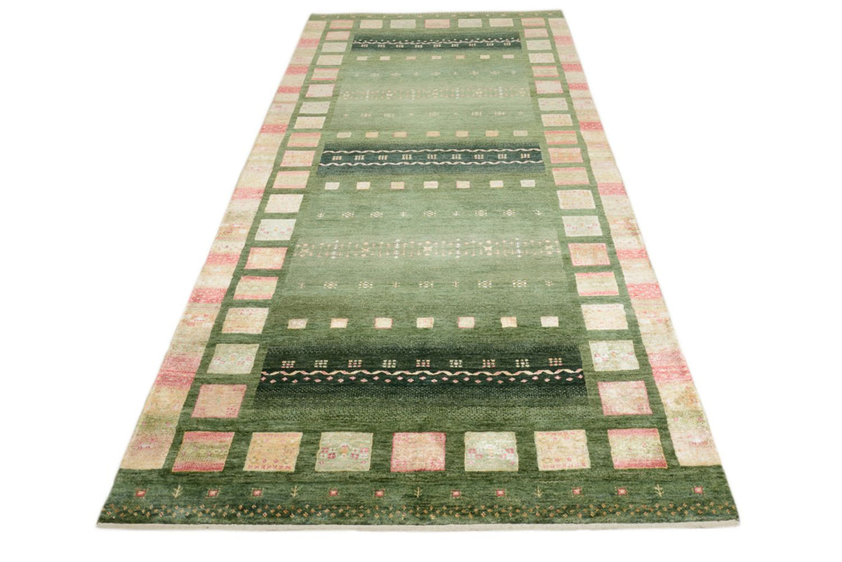 Loper Gabbeh Tapijt - Loribaft Indus - 301 x 129 cm - veelkleurig