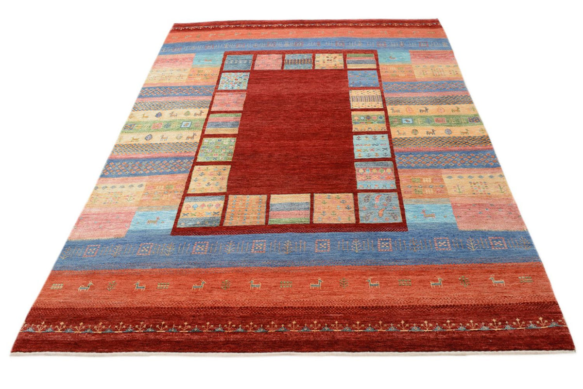 Gabbeh Tapijt - Loribaft Indus - 241 x 178 cm - veelkleurig