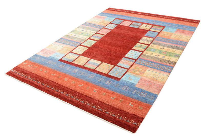 Gabbeh Tapijt - Loribaft Indus - 241 x 178 cm - veelkleurig