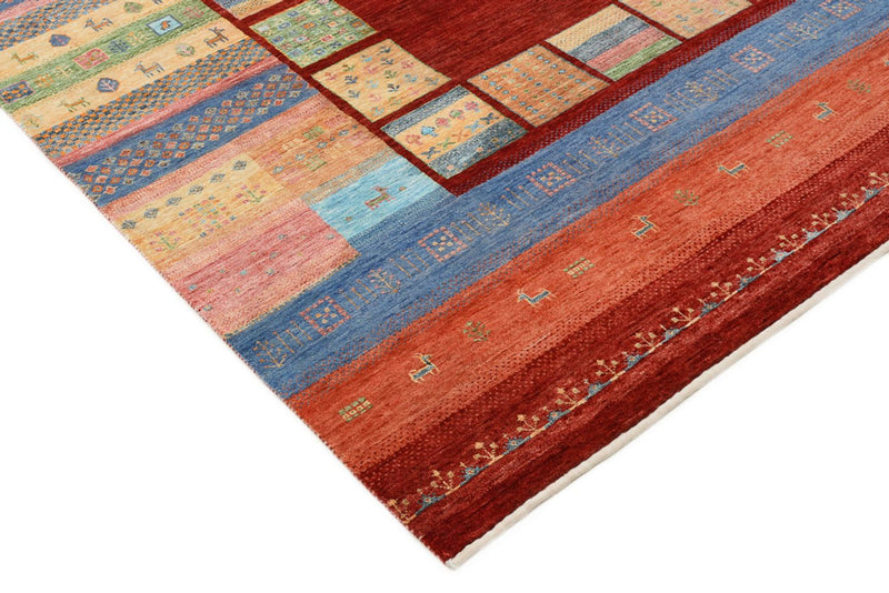 Gabbeh Tapijt - Loribaft Indus - 241 x 178 cm - veelkleurig