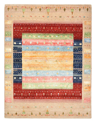 Gabbeh Tapijt - Loribaft Indus - 198 x 154 cm - veelkleurig