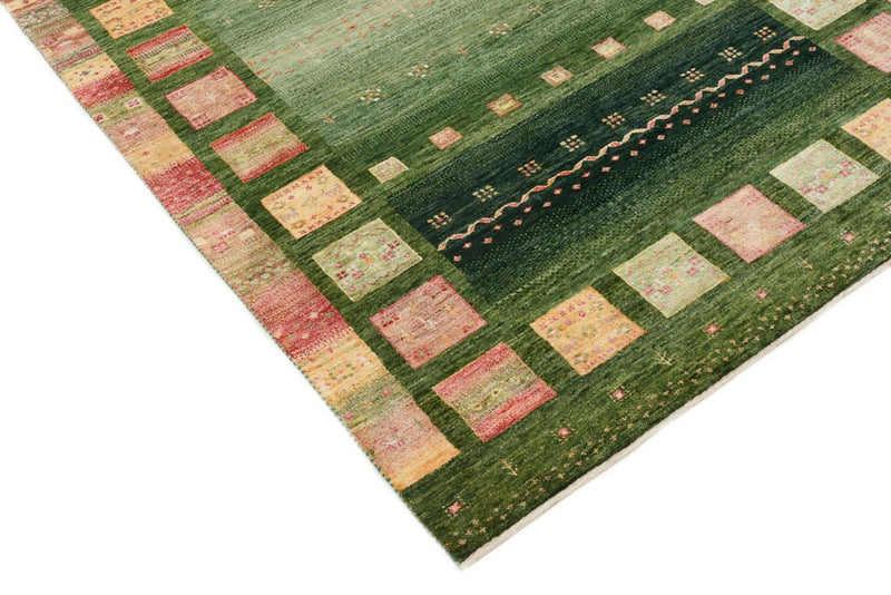 Gabbeh Tapijt - Loribaft Indus - 183 x 127 cm - groen