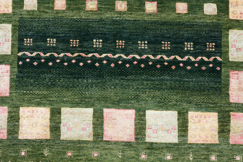 Gabbeh Tapijt - Loribaft Indus - 183 x 127 cm - groen